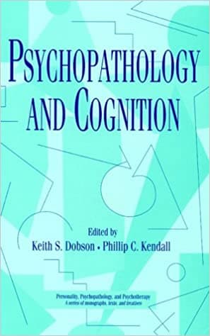 Psychopathology and Cognition Book cover of "Psychopathology and Cognition"