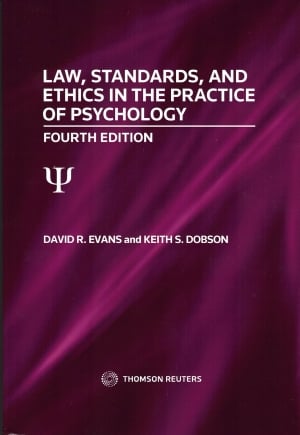 Law, Standards, and Ethics in the Practice of Psychology, Fourth Edition Book cover of "Law, Standards, and Ethics in the Practice of Psychology, Fourth Edition"