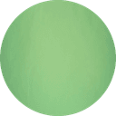 A green textured circle.