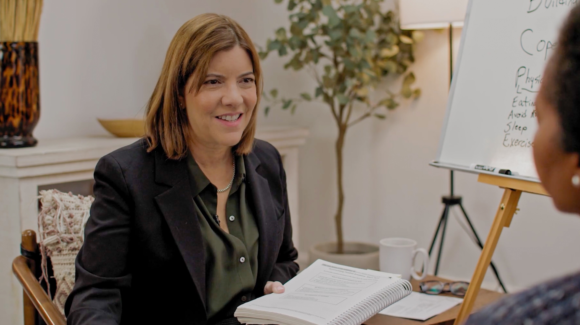 Therapy demonstration with Jill Rathus