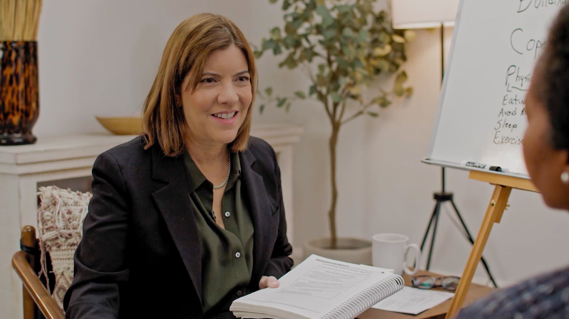 Therapy demonstration with Jill Rathus